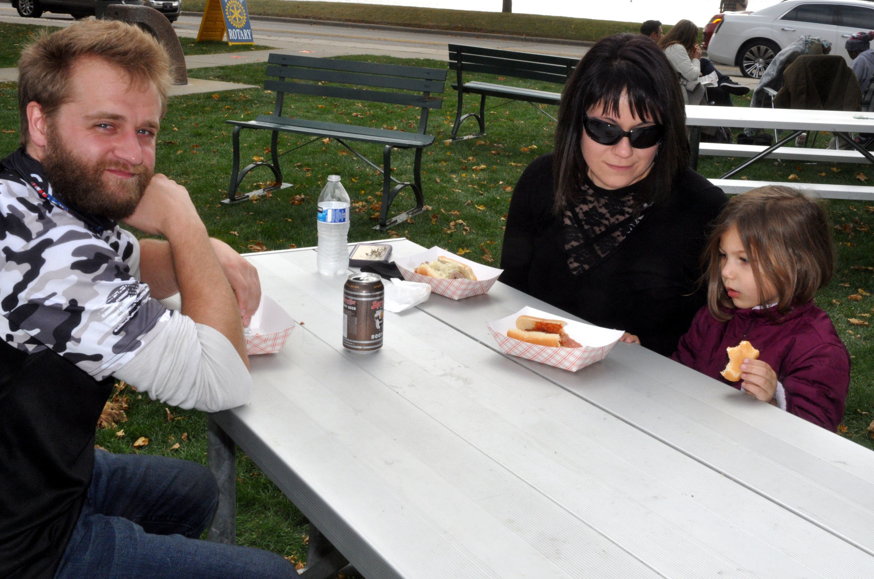 Enjoying a good time with family